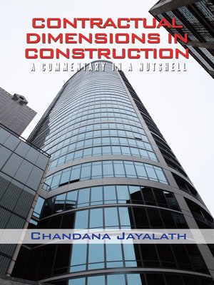 cover image of Contractual Dimensions in Construction
